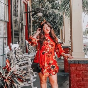 ASOS flora shirtdress